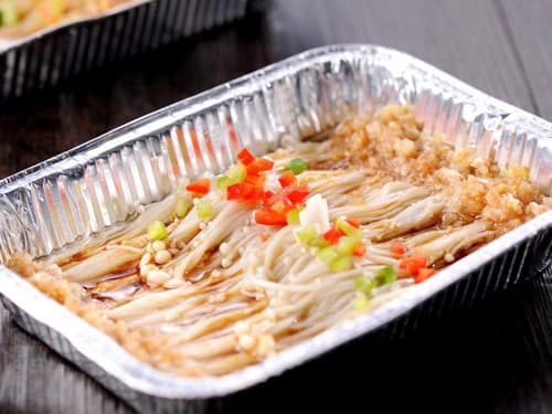 龙潭锡纸烤金针菇